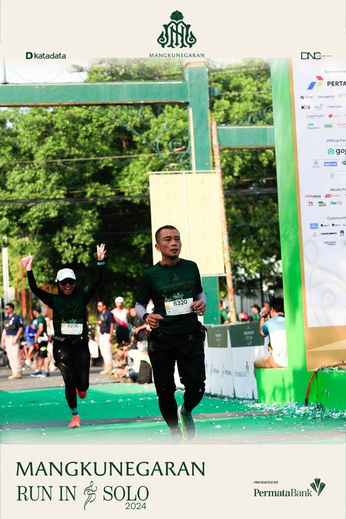 Race photo from Mangkunegaran Run 2024