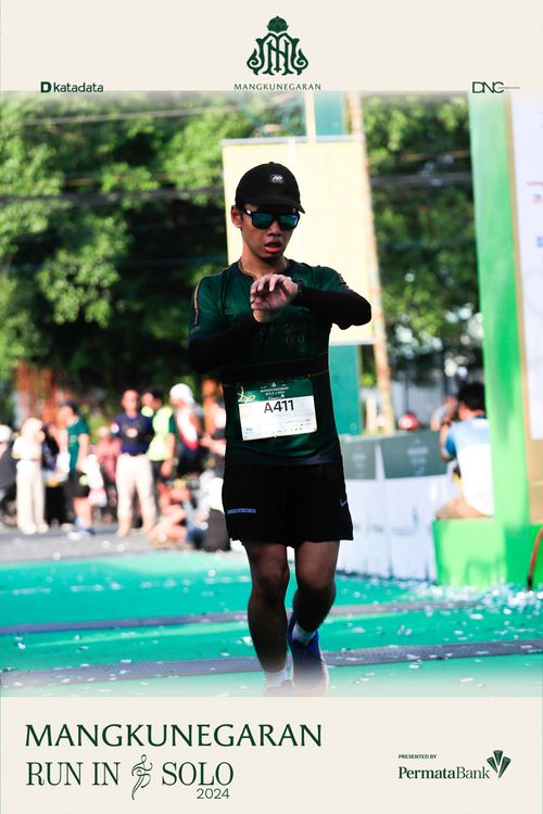 Race photo from Mangkunegaran Run 2024