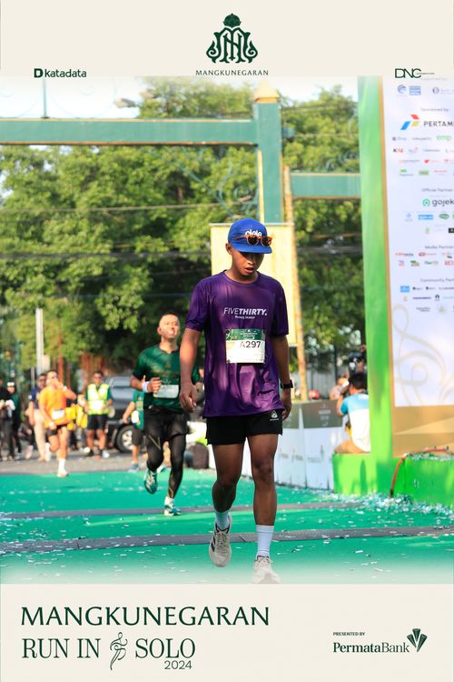 Race photo from Mangkunegaran Run 2024
