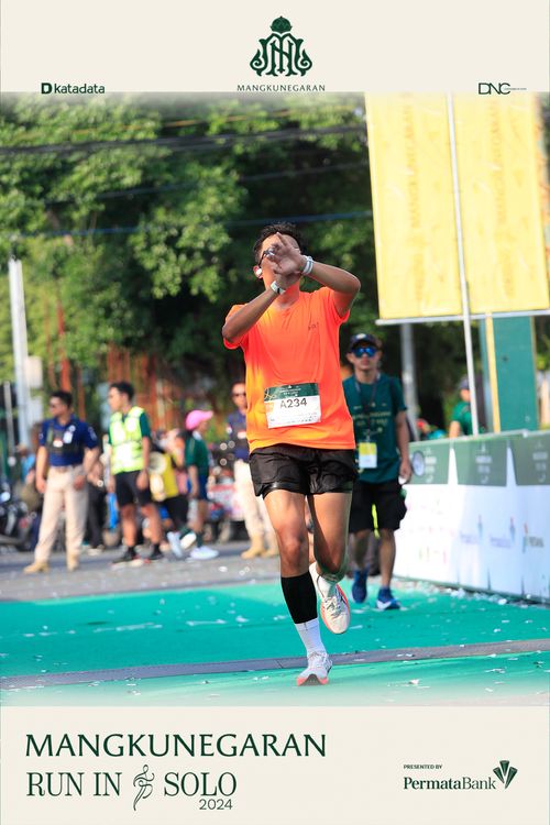 Race photo from Mangkunegaran Run 2024