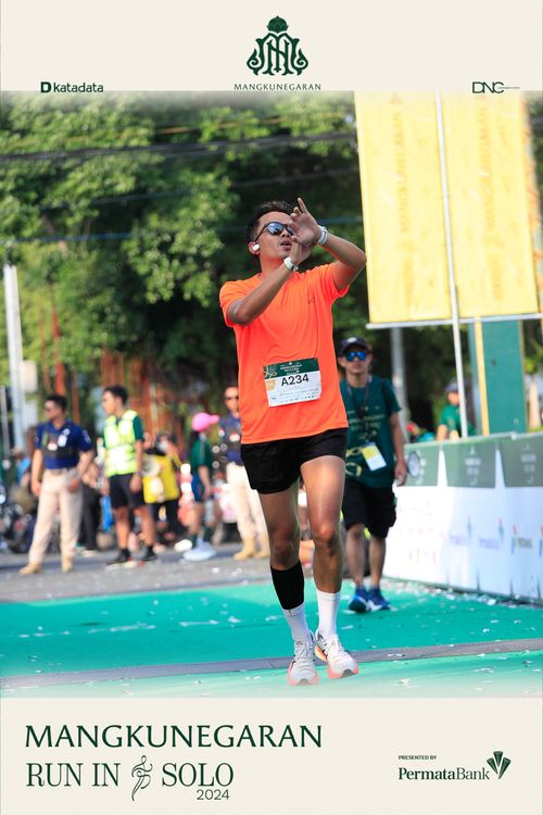 Race photo from Mangkunegaran Run 2024