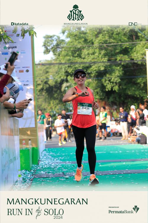 Race photo from Mangkunegaran Run 2024