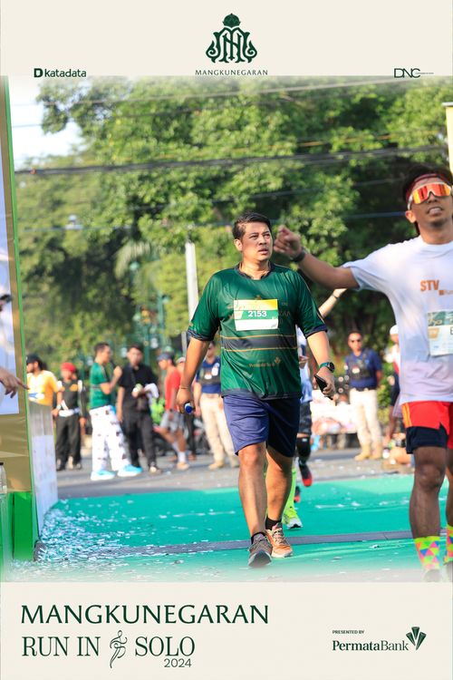 Race photo from Mangkunegaran Run 2024