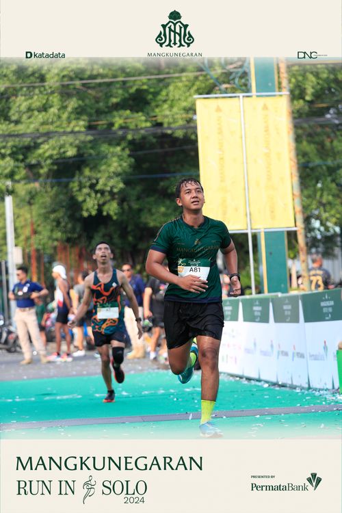 Race photo from Mangkunegaran Run 2024