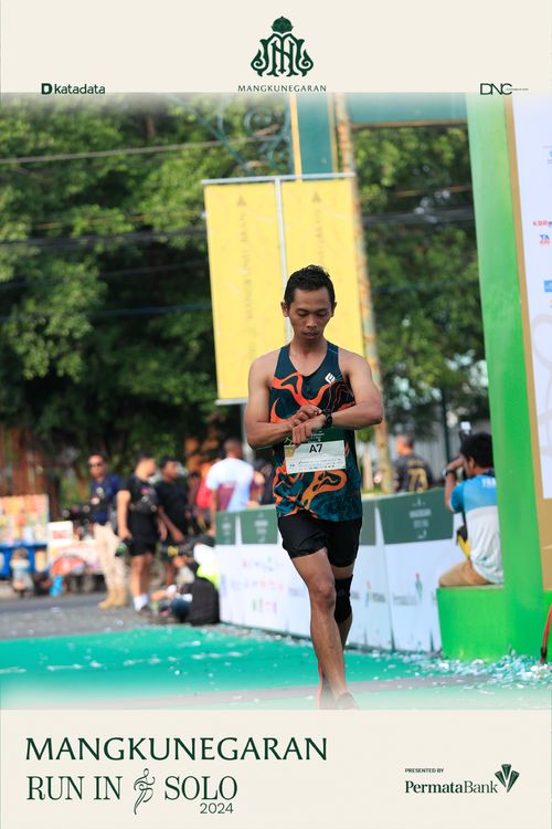 Race photo from Mangkunegaran Run 2024
