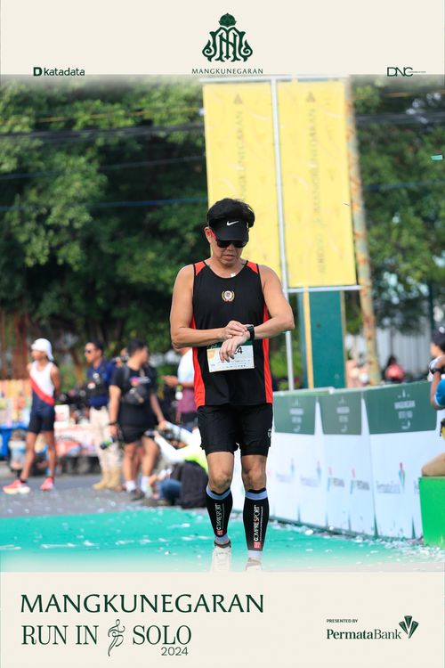 Race photo from Mangkunegaran Run 2024