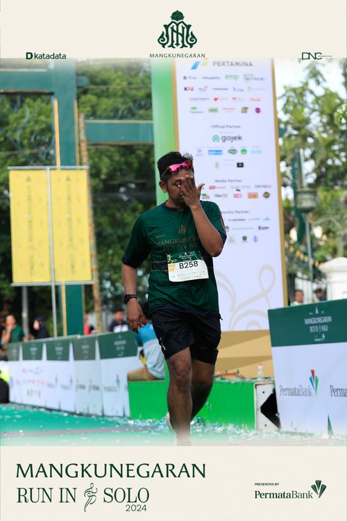 Race photo from Mangkunegaran Run 2024