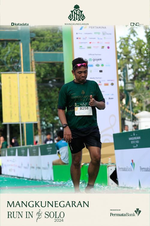 Race photo from Mangkunegaran Run 2024