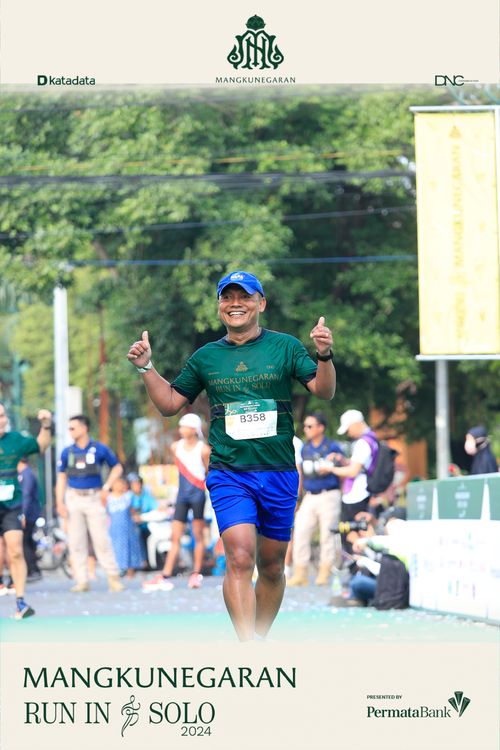 Race photo from Mangkunegaran Run 2024