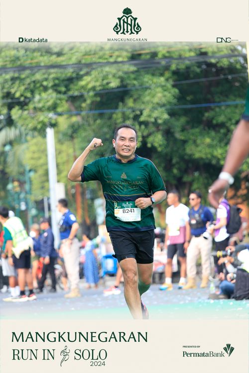 Race photo from Mangkunegaran Run 2024