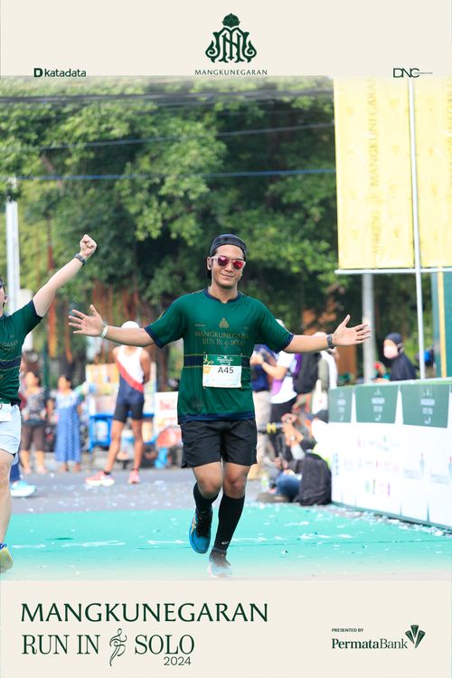 Race photo from Mangkunegaran Run 2024