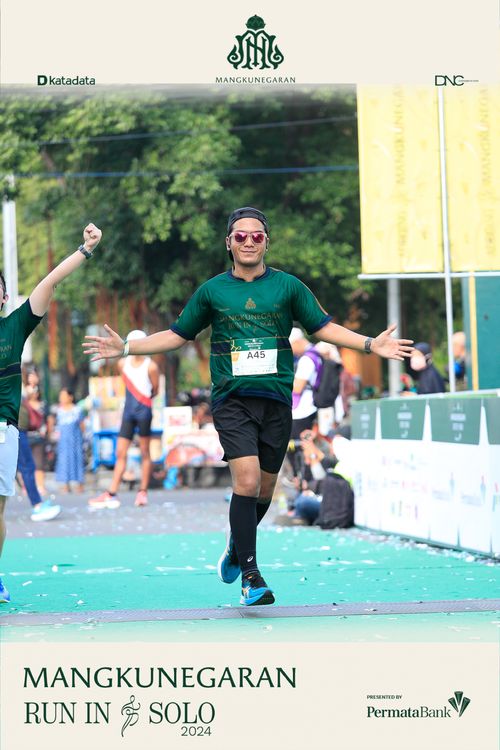 Race photo from Mangkunegaran Run 2024