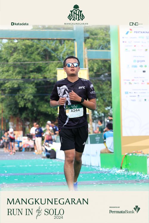 Race photo from Mangkunegaran Run 2024