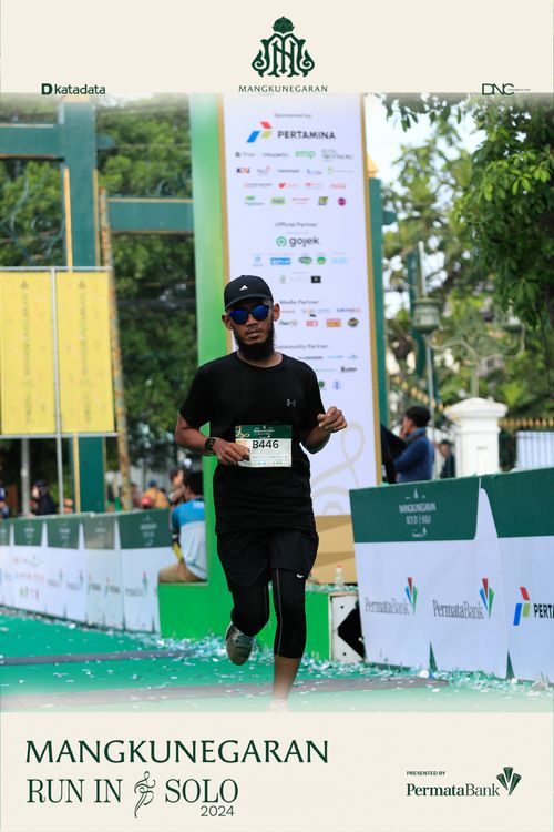 Race photo from Mangkunegaran Run 2024