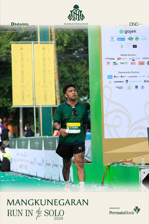 Race photo from Mangkunegaran Run 2024