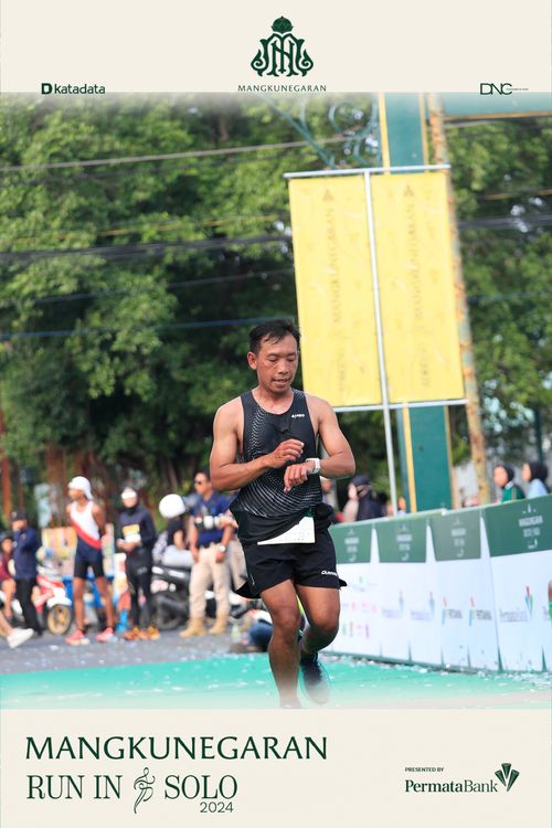 Race photo from Mangkunegaran Run 2024