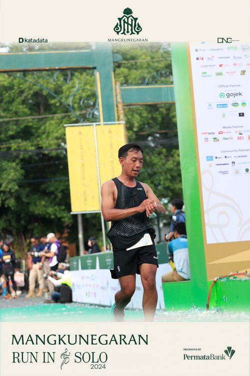 Race photo from Mangkunegaran Run 2024