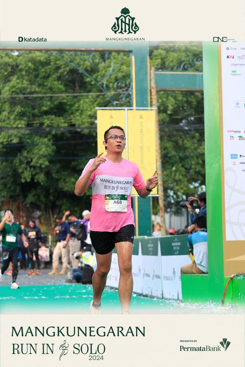 Race photo from Mangkunegaran Run 2024
