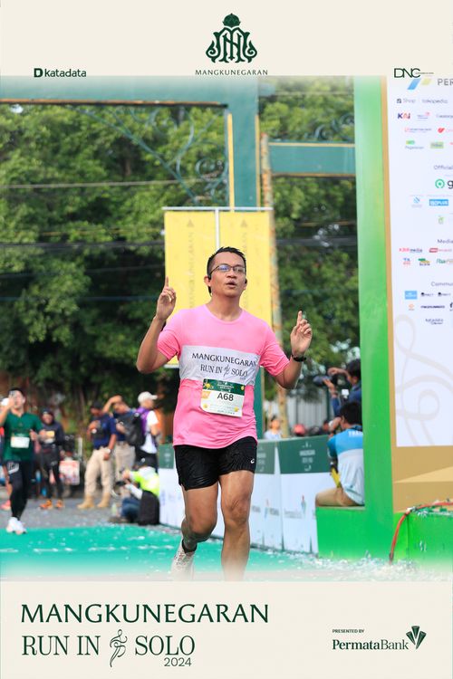 Race photo from Mangkunegaran Run 2024