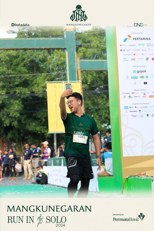 Race photo from Mangkunegaran Run 2024