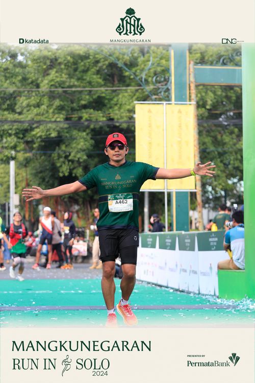 Race photo from Mangkunegaran Run 2024