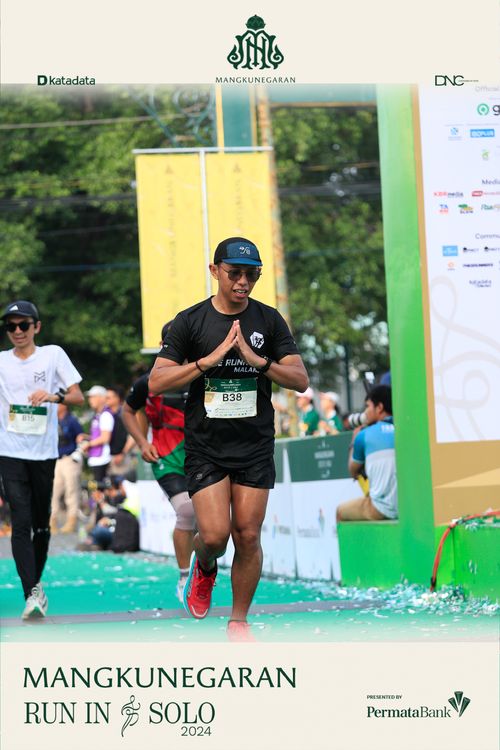 Race photo from Mangkunegaran Run 2024