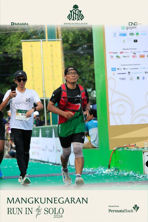 Race photo from Mangkunegaran Run 2024