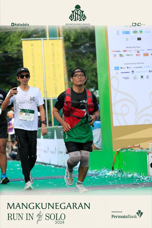 Race photo from Mangkunegaran Run 2024