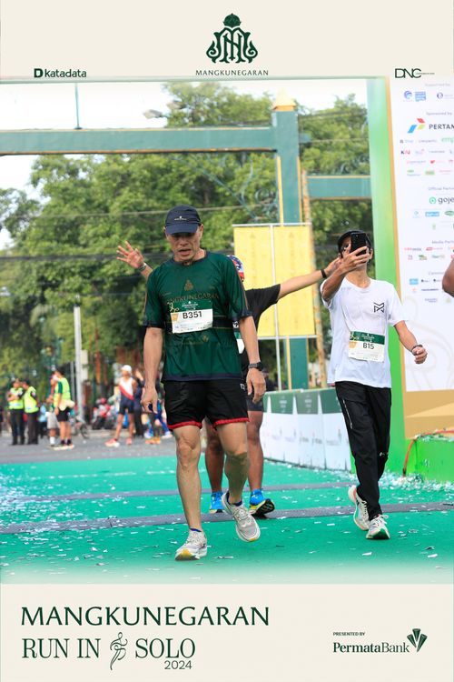 Race photo from Mangkunegaran Run 2024