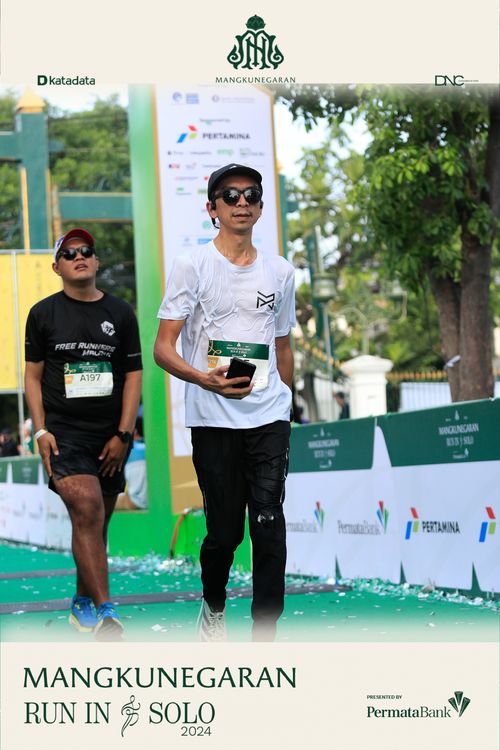 Race photo from Mangkunegaran Run 2024