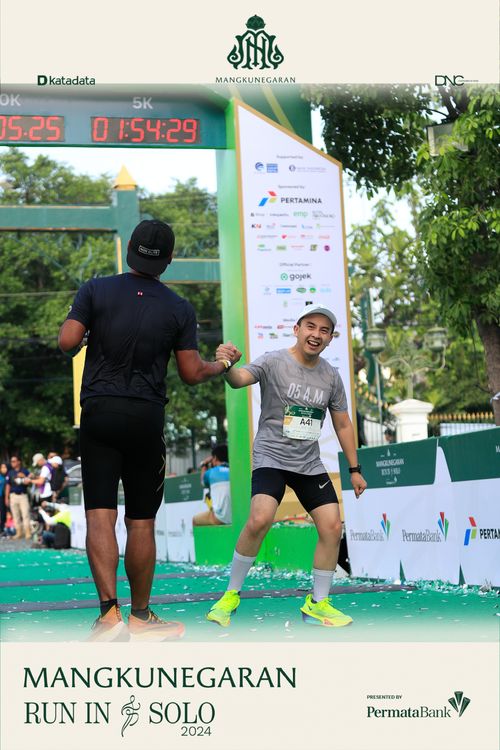 Race photo from Mangkunegaran Run 2024