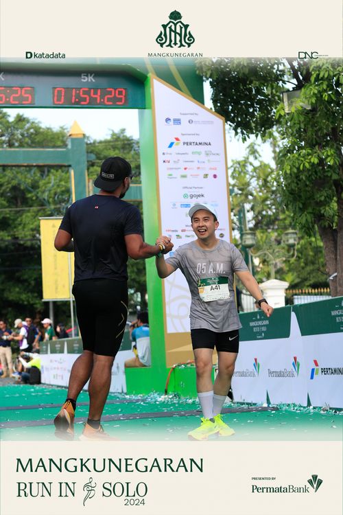 Race photo from Mangkunegaran Run 2024