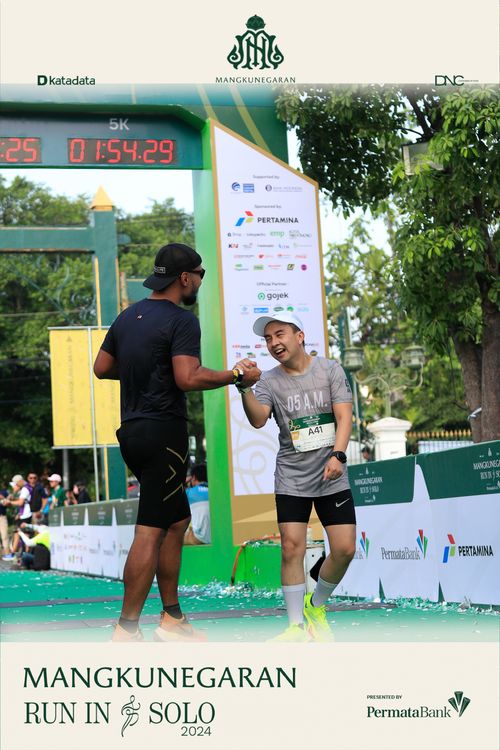 Race photo from Mangkunegaran Run 2024