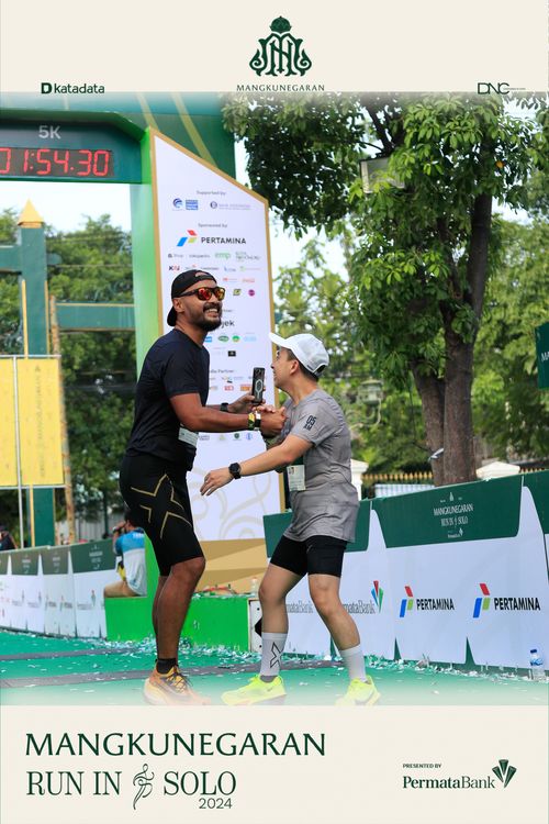 Race photo from Mangkunegaran Run 2024