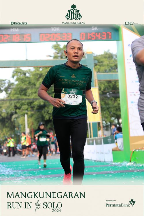 Race photo from Mangkunegaran Run 2024