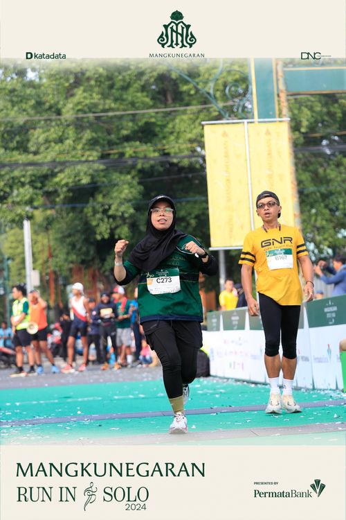 Race photo from Mangkunegaran Run 2024