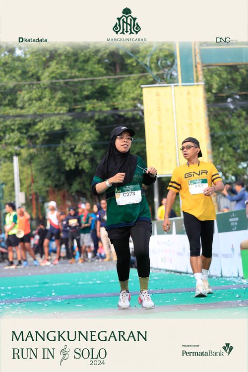 Race photo from Mangkunegaran Run 2024