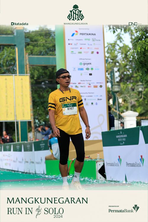Race photo from Mangkunegaran Run 2024