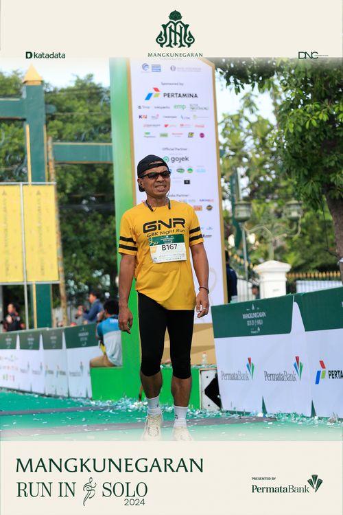 Race photo from Mangkunegaran Run 2024