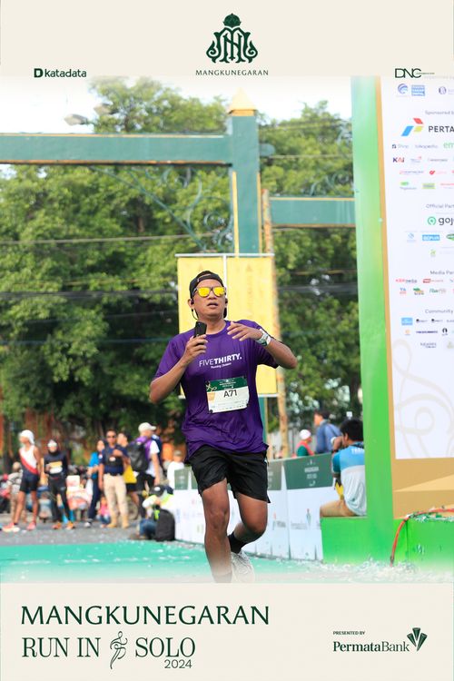 Race photo from Mangkunegaran Run 2024