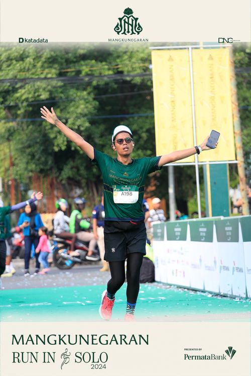 Race photo from Mangkunegaran Run 2024