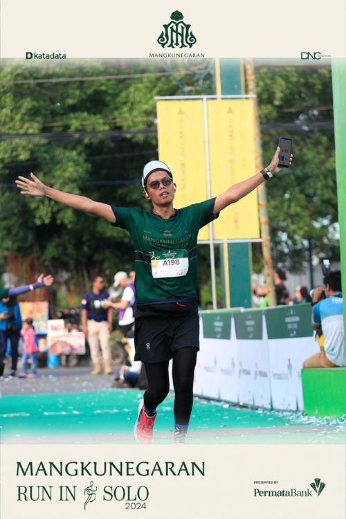 Race photo from Mangkunegaran Run 2024