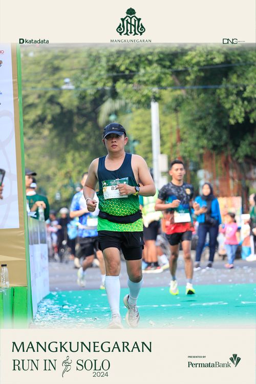 Race photo from Mangkunegaran Run 2024