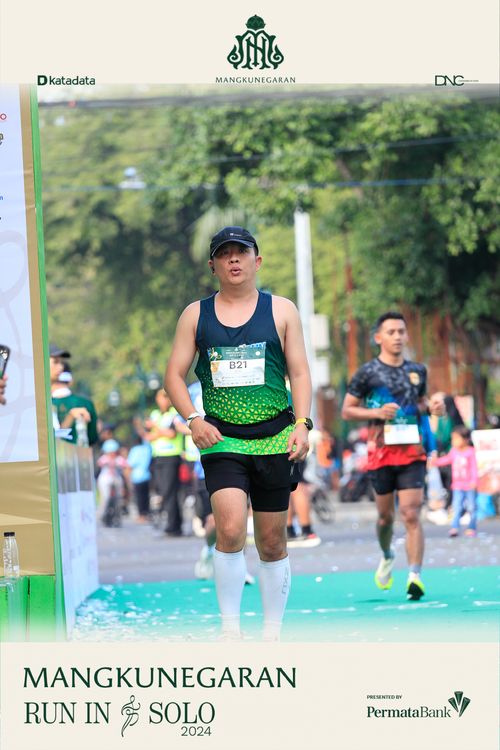 Race photo from Mangkunegaran Run 2024