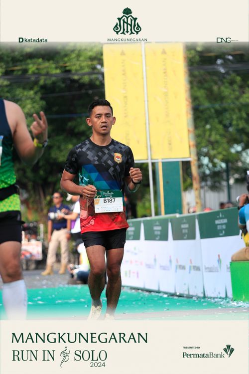 Race photo from Mangkunegaran Run 2024