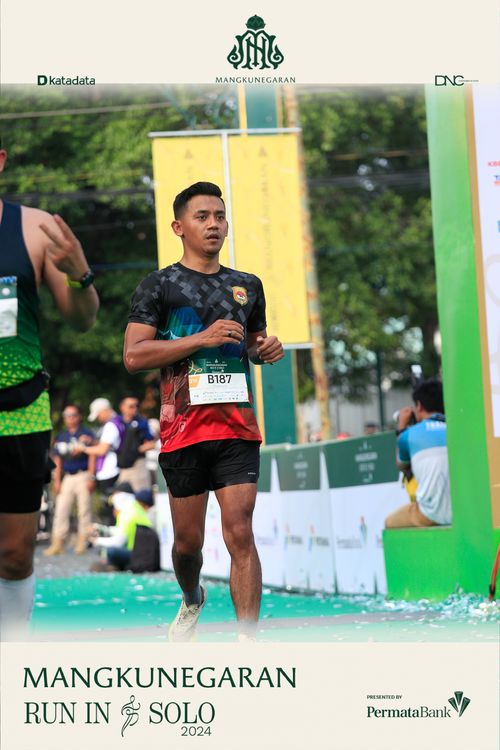 Race photo from Mangkunegaran Run 2024