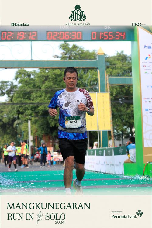 Race photo from Mangkunegaran Run 2024