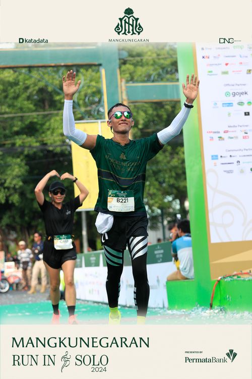 Race photo from Mangkunegaran Run 2024