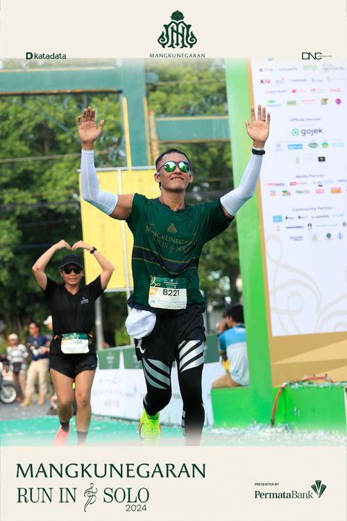 Race photo from Mangkunegaran Run 2024