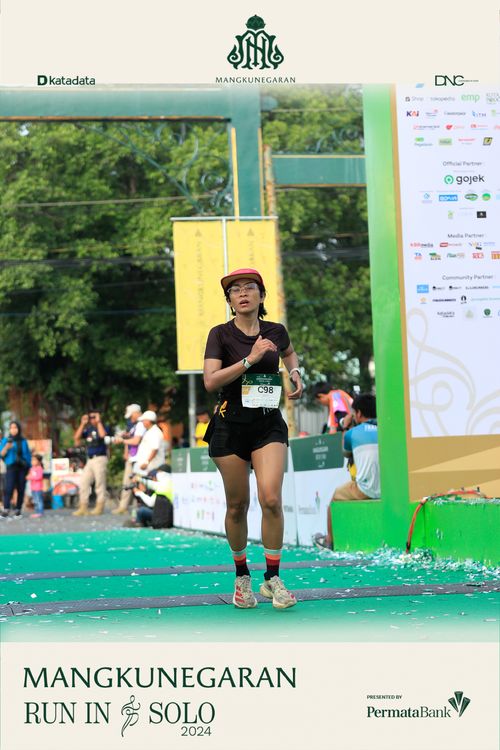 Race photo from Mangkunegaran Run 2024